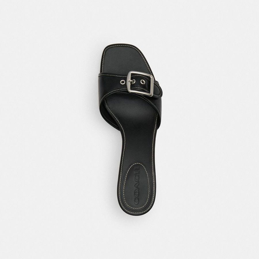 Black Women COACH® Margot Sandals | 71386MNRX