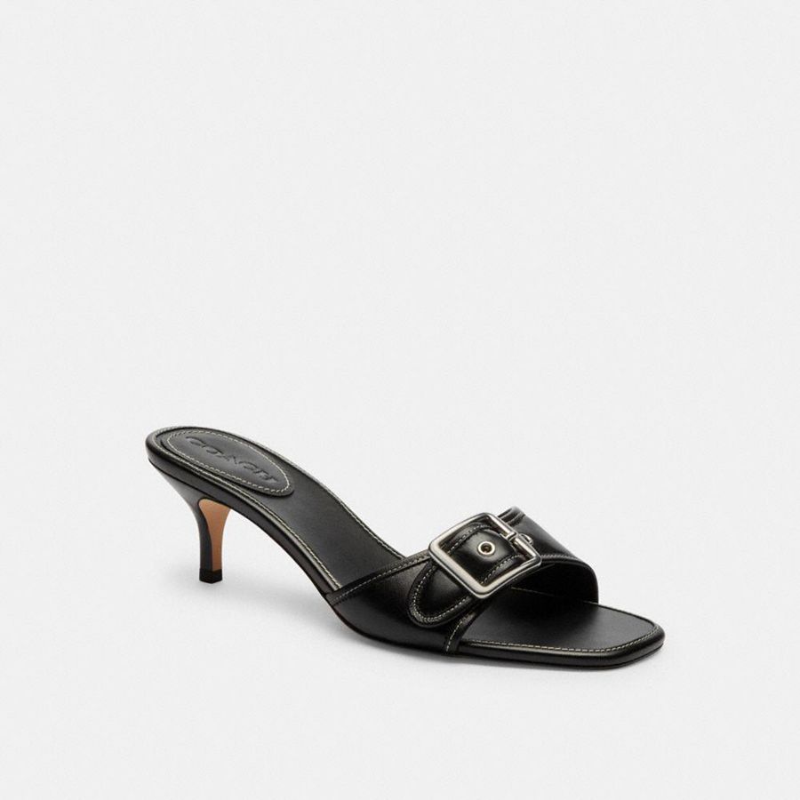 Black Women COACH® Margot Sandals | 71386MNRX