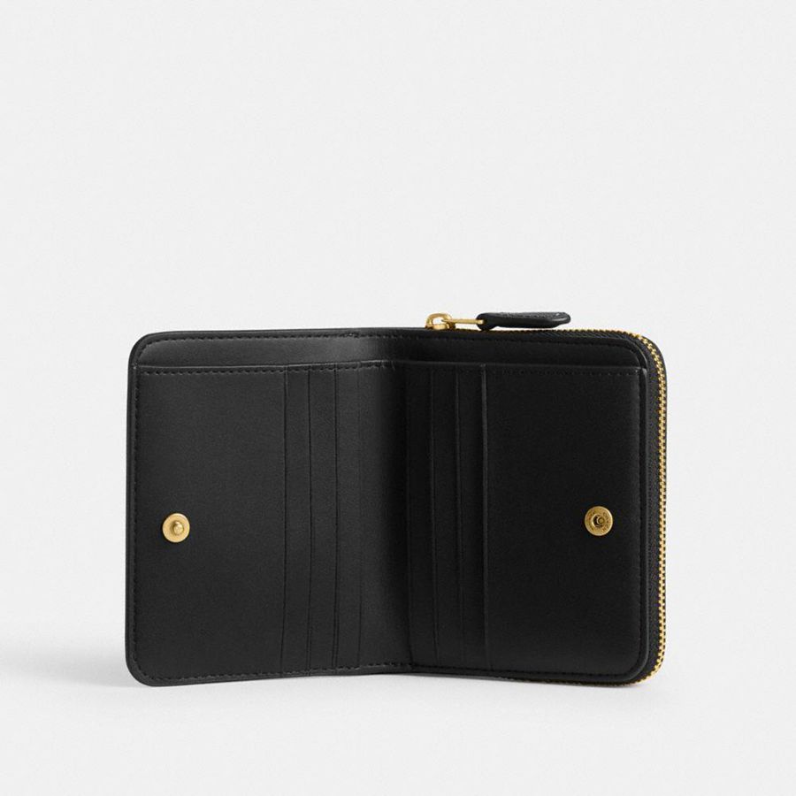 Black Women COACH® New York Billfold Wallet | 32587ZAXU