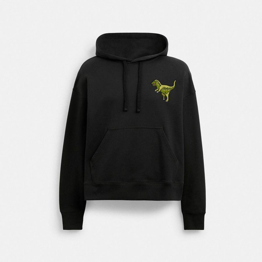 Black Women COACH® Rexy Hoodie | 26908JLSQ