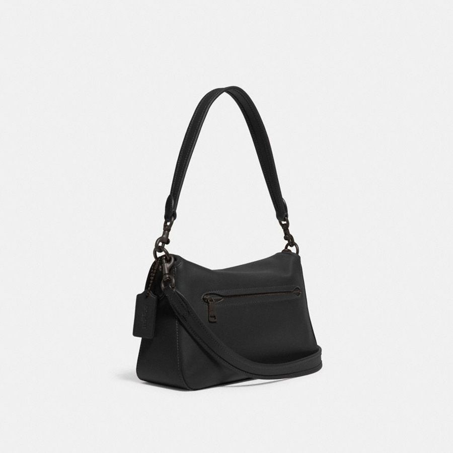 Black Women COACH® Soft Tabby Shoulder Bag | 32450EBKH