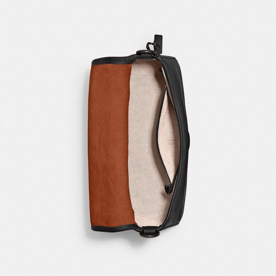 Black Women COACH® Soft Tabby Shoulder Bag | 32450EBKH