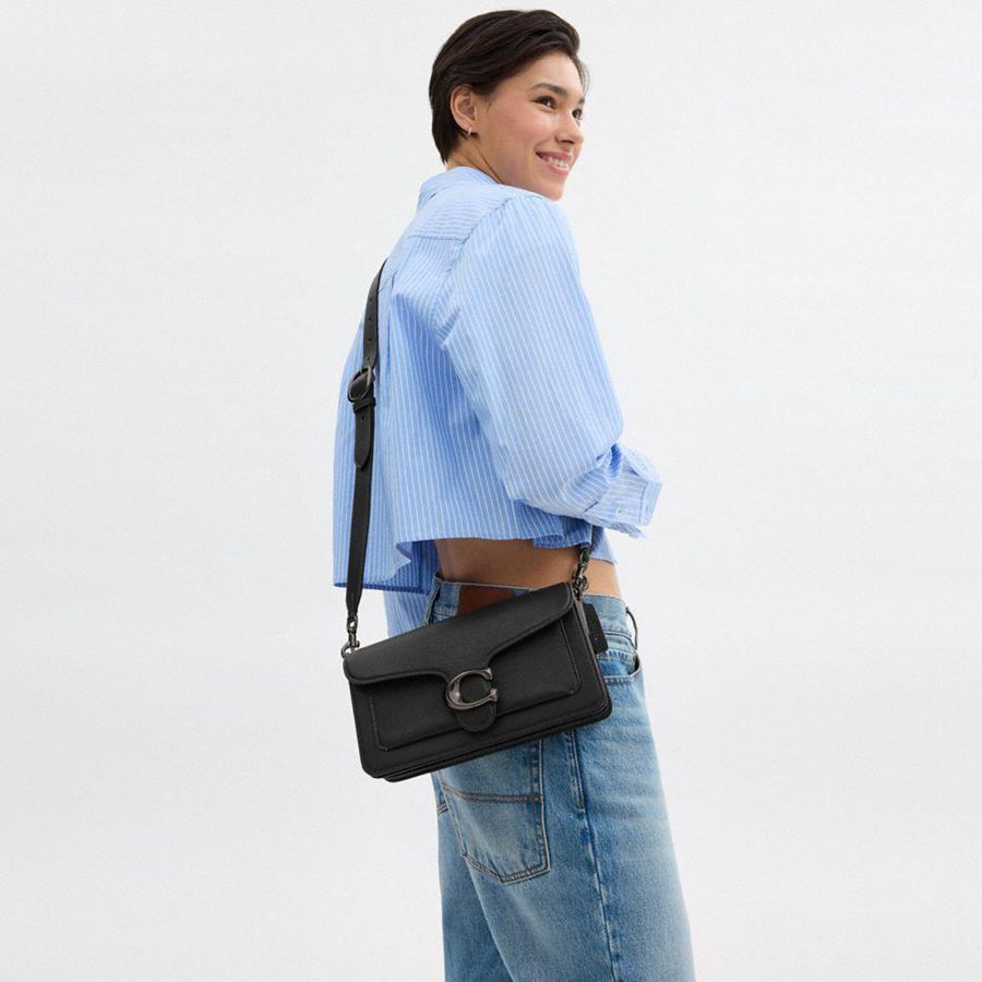 Black Women COACH® Tabby 26 Shoulder Bag | 40682MOLJ