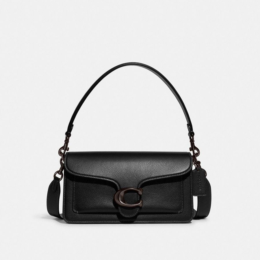 Black Women COACH® Tabby 26 Shoulder Bag | 40682MOLJ