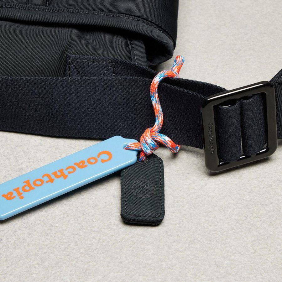 Black Women COACH® Topia Loop Messenger Crossbody Bag | 04679NFGV