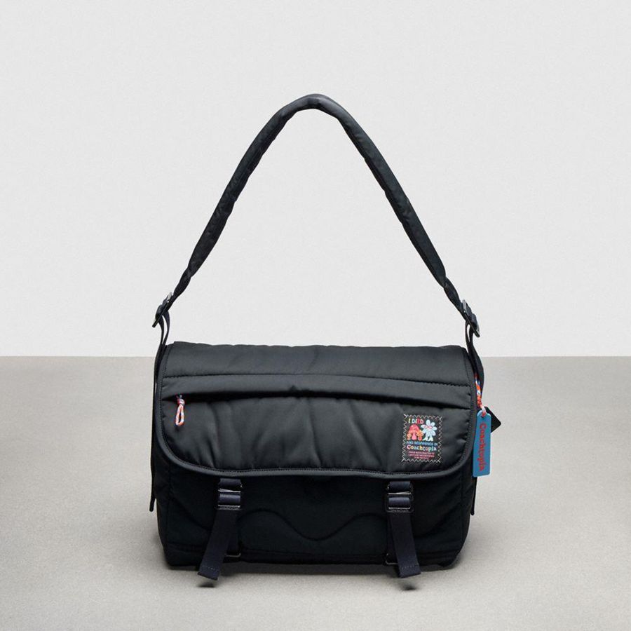 Black Women COACH® Topia Loop Messenger Crossbody Bag | 04679NFGV