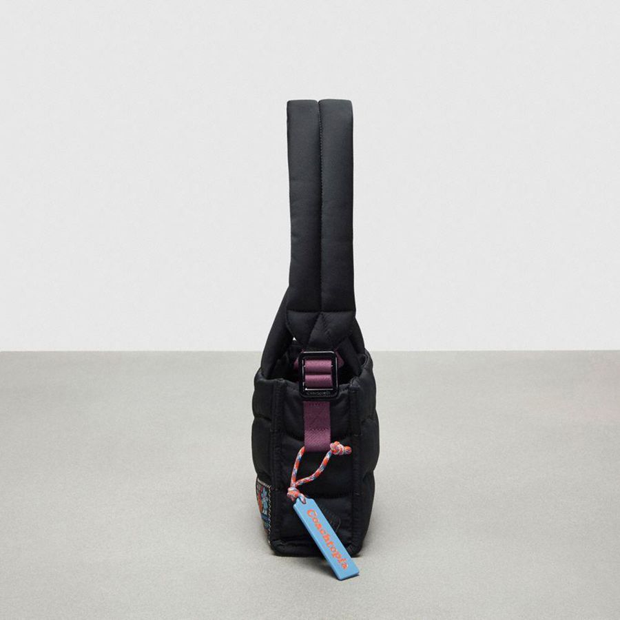 Black Women COACH® Topia Loop Mini Tote Tote Bags | 64879UHPS