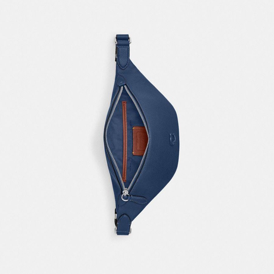 Blue Men COACH® Charter 7 Belt Bags | 37890IQRG
