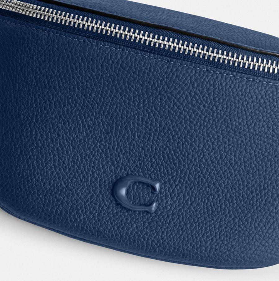 Blue Men COACH® Charter 7 Belt Bags | 37890IQRG