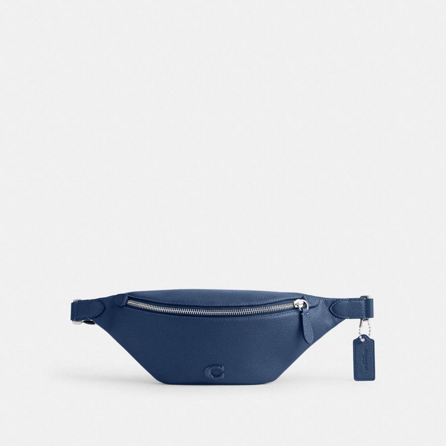 Blue Men COACH® Charter 7 Belt Bags | 37890IQRG
