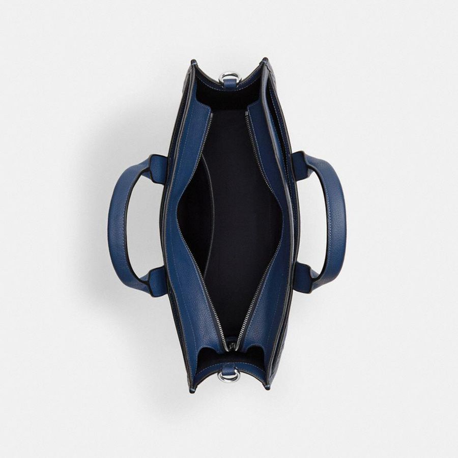 Blue Men COACH® Wesley Tote Bags | 46310NJAX
