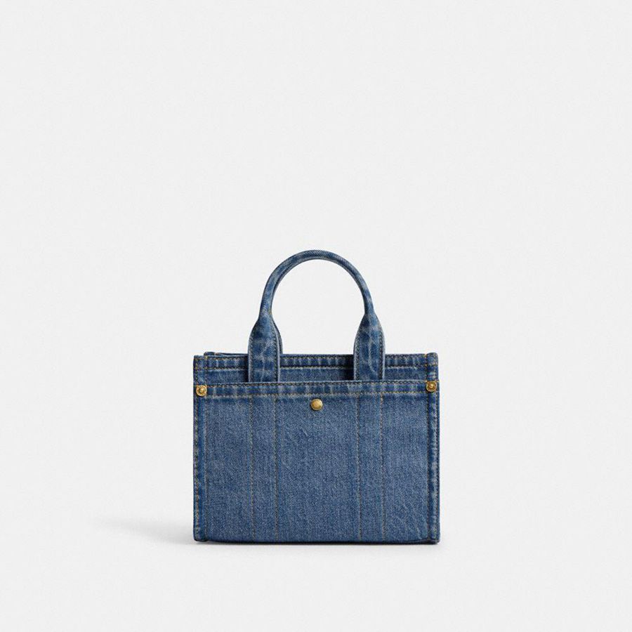 Blue Women COACH® Cargo 20 Tote Bags | 71209AMVS