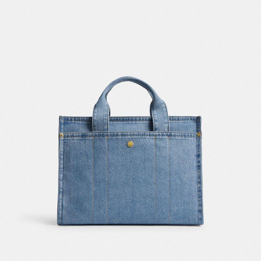 Blue Women COACH® Cargo Tote Bags | 80519GNSA