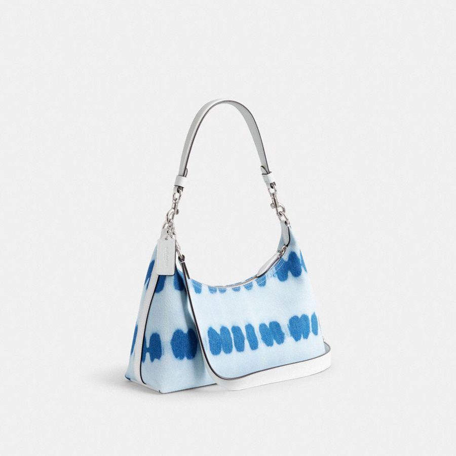Blue Women COACH® Juliet With Tie Dye Shoulder Bag | 12905DLKC
