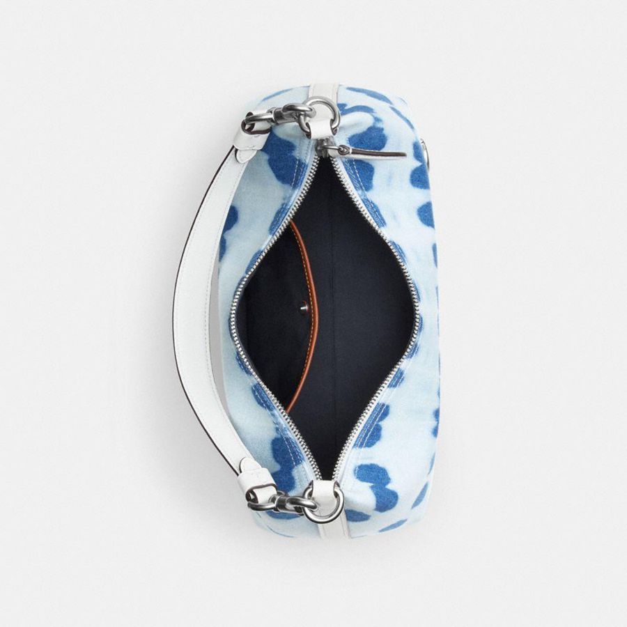 Blue Women COACH® Juliet With Tie Dye Shoulder Bag | 12905DLKC