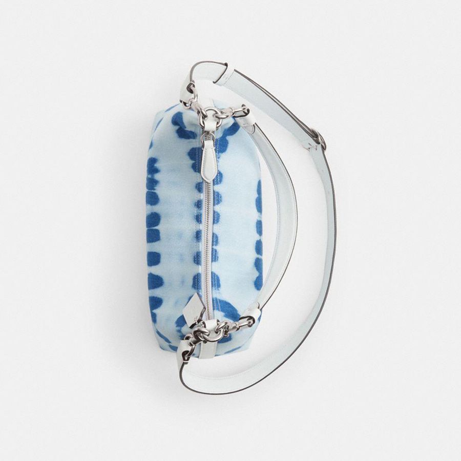 Blue Women COACH® Juliet With Tie Dye Shoulder Bag | 12905DLKC