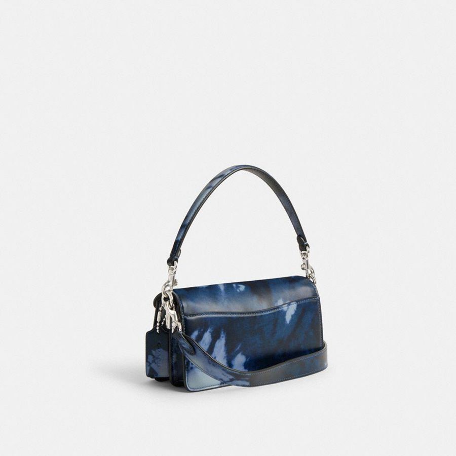 Blue Women COACH® Tabby 20 With Tie Dye Print Shoulder Bag | 67531GUQS