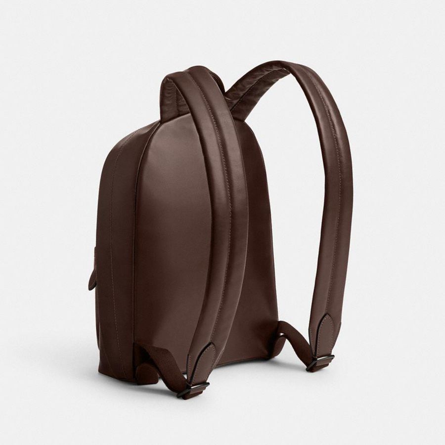 Brown Men COACH® Hall 22 Backpack | 24706YWGU