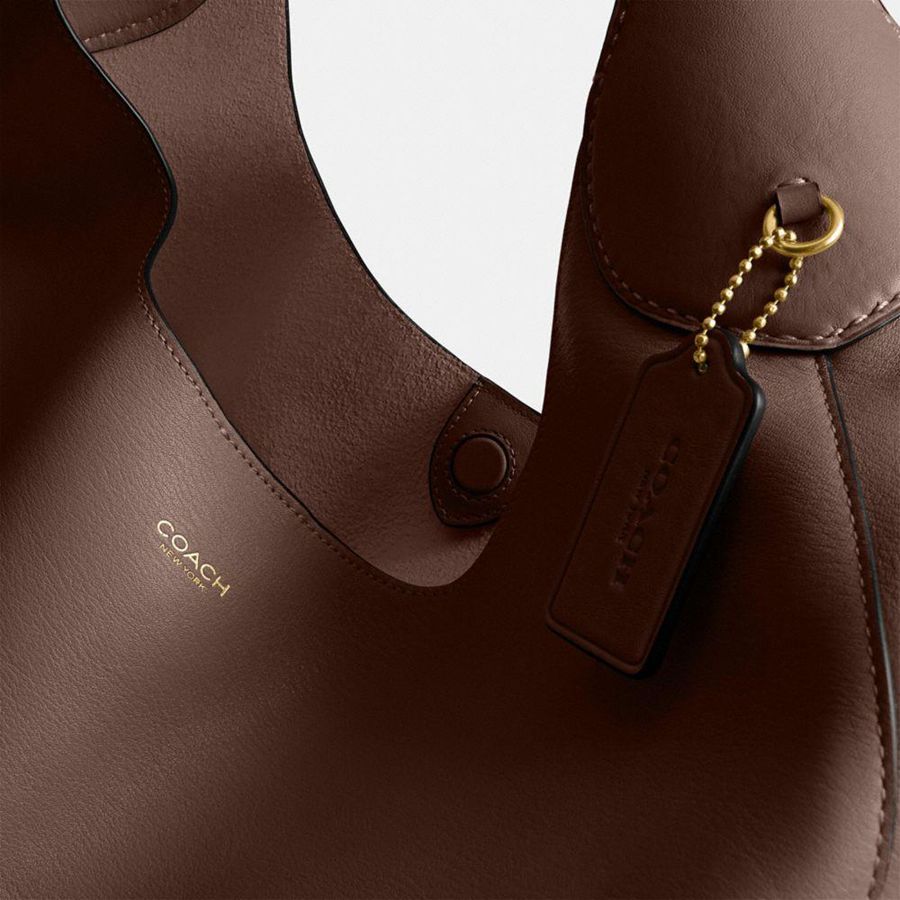 Brown Women COACH® Brooklyn 39 Shoulder Bag | 51734SKAM