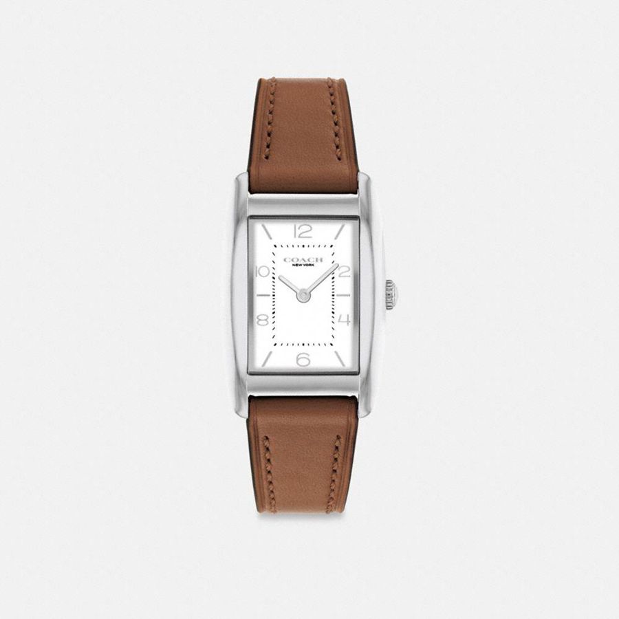 Brown Women COACH® Reese, 24 Mm X 35 Mm Watches | 41907YDWO