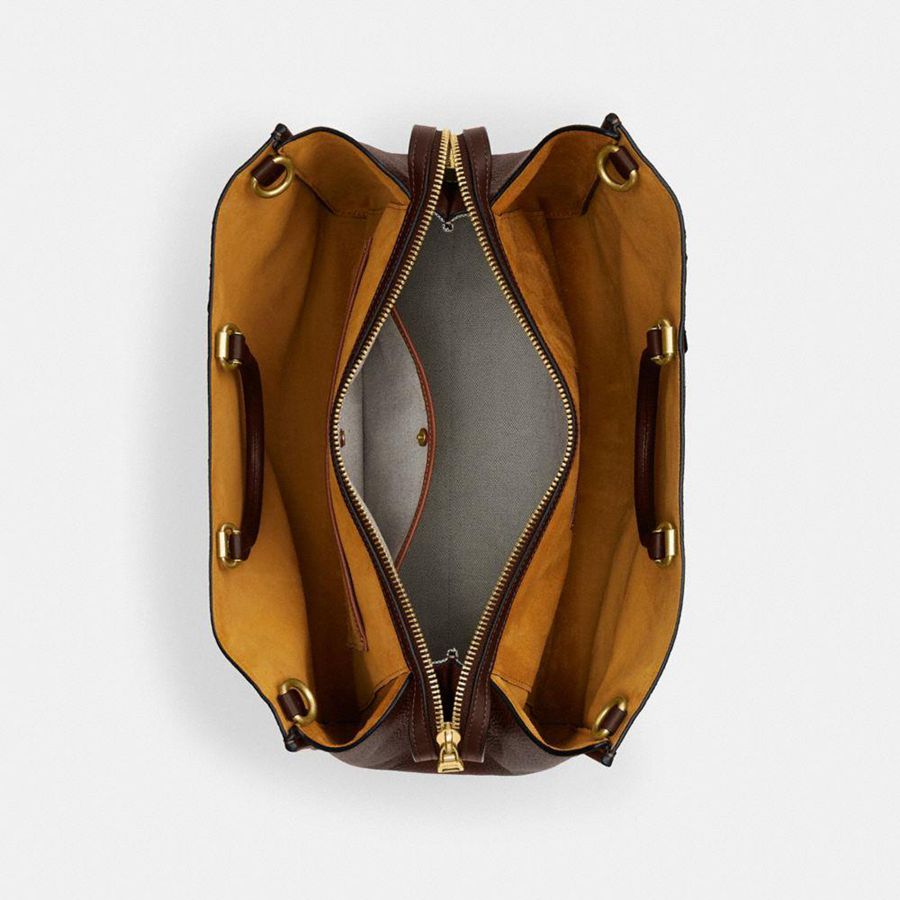 Brown Women COACH® Rogue 39 Tote Bags | 41785RYTV