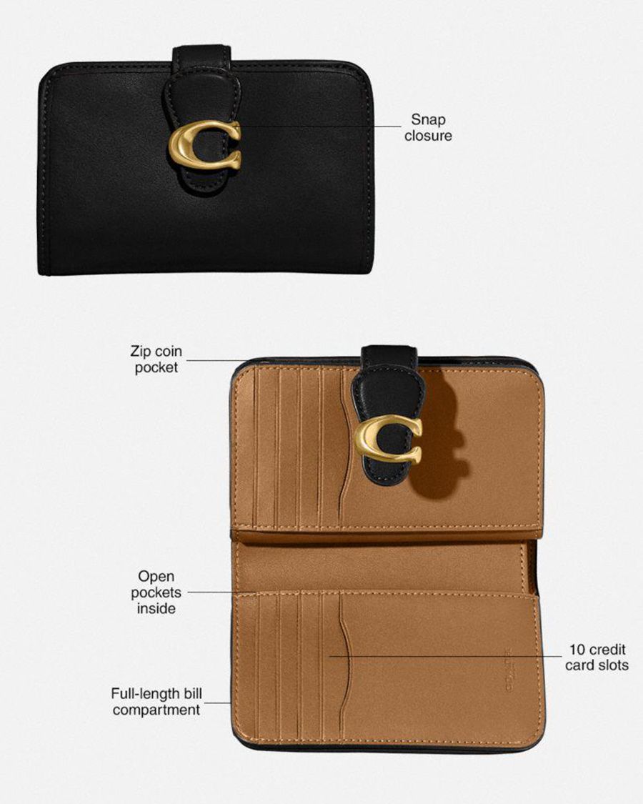 Brown Women COACH® Tabby Medium Wallet | 75480DPFN