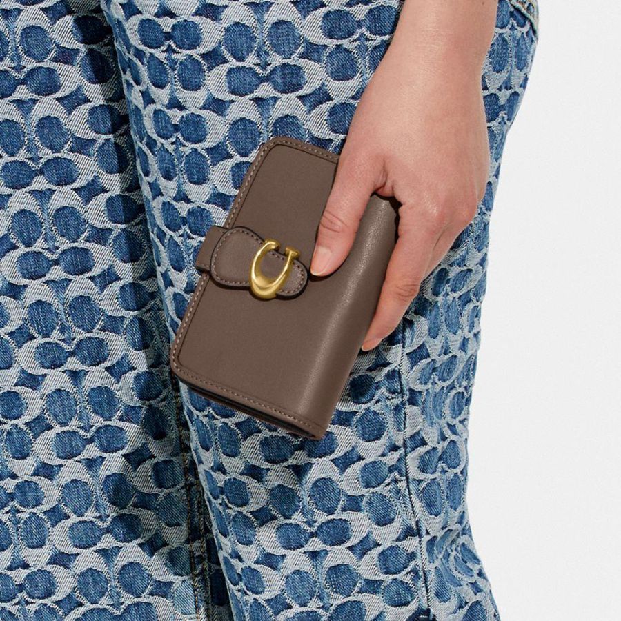 Brown Women COACH® Tabby Medium Wallet | 75480DPFN
