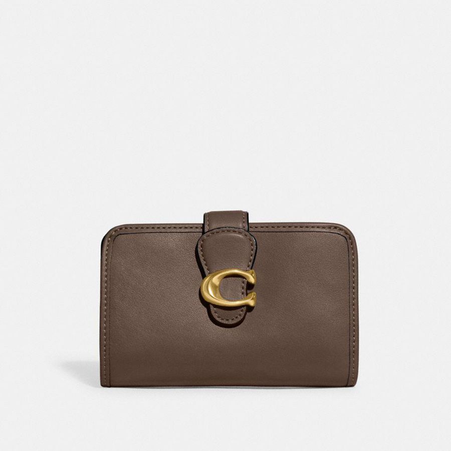 Brown Women COACH® Tabby Medium Wallet | 75480DPFN