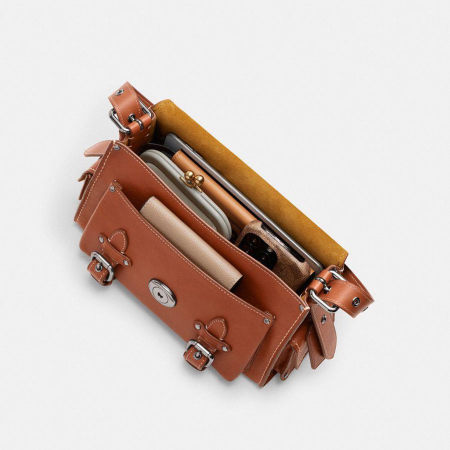 Brown Women COACH® Western Tabby Shoulder Bag | 56027PEJG