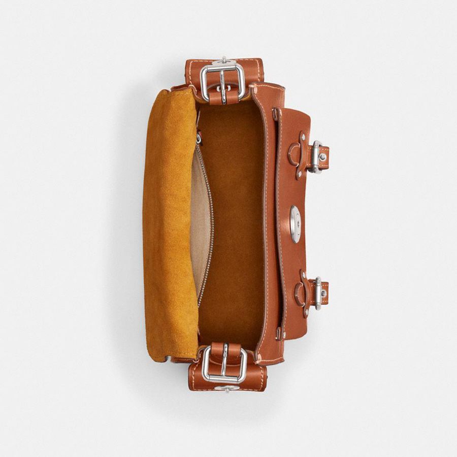 Brown Women COACH® Western Tabby Shoulder Bag | 56027PEJG