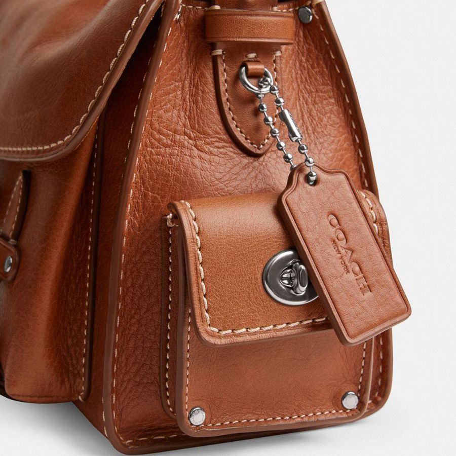 Brown Women COACH® Western Tabby Shoulder Bag | 56027PEJG