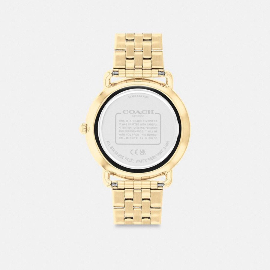 Gold Men COACH® Elliot, 41 Mm Watches | 08531IAGH
