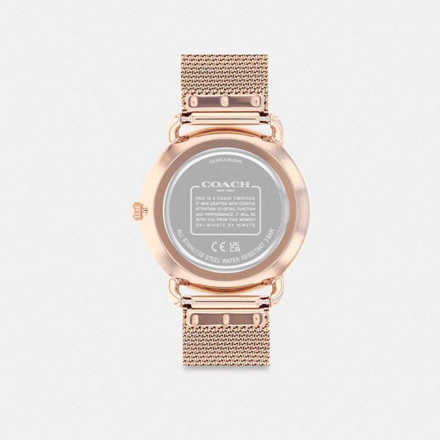 Gold Women COACH® Elliot, 36 Mm Watches | 84953UBPN
