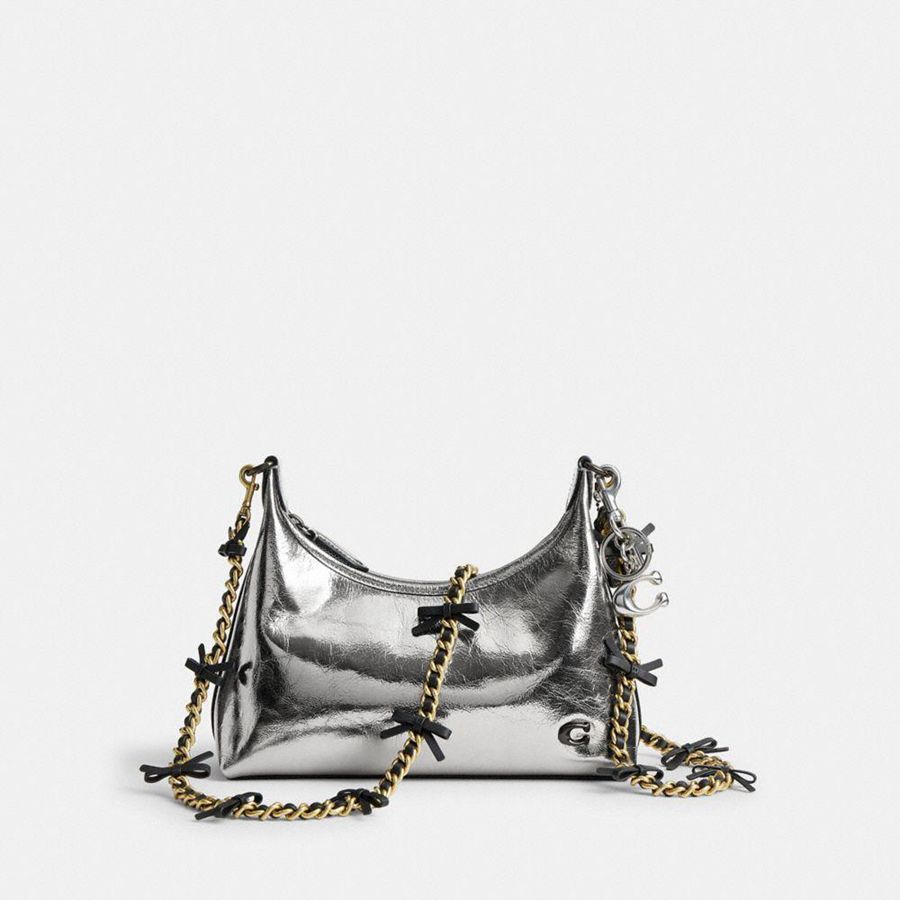Gold Women COACH® Juliet Shoulder Bag 25 With And Strap Charms | 53482DOHE