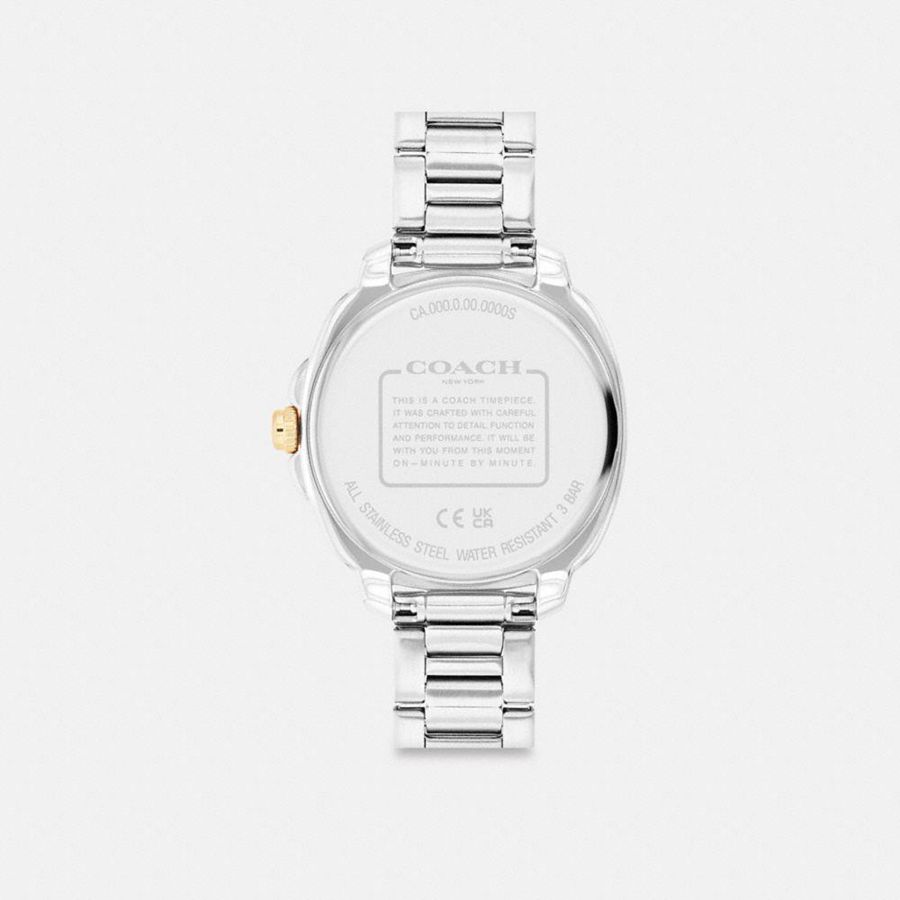 Gold Women COACH® Kitt Chronograph, 34 Mm Watches | 14705DXJY