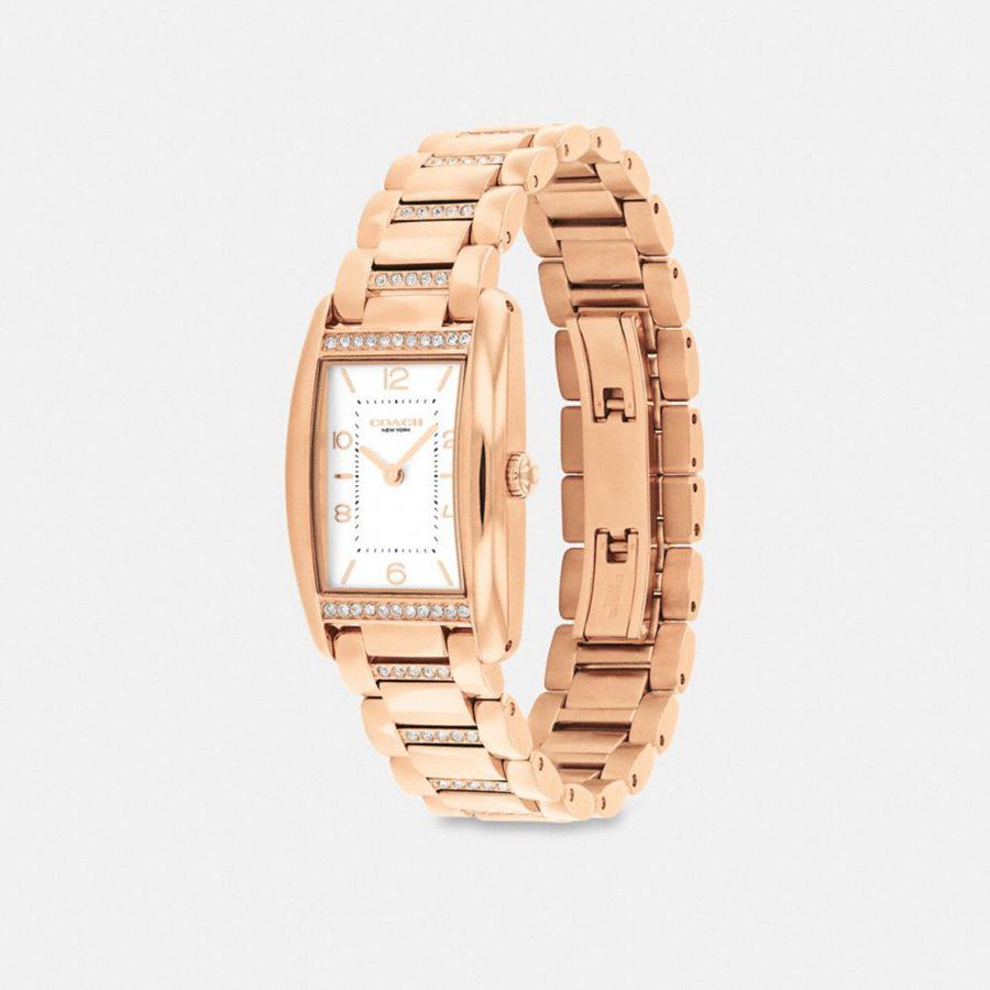 Gold Women COACH® Reese, 24 Mm X 35 Mm Watches | 28475VGPI
