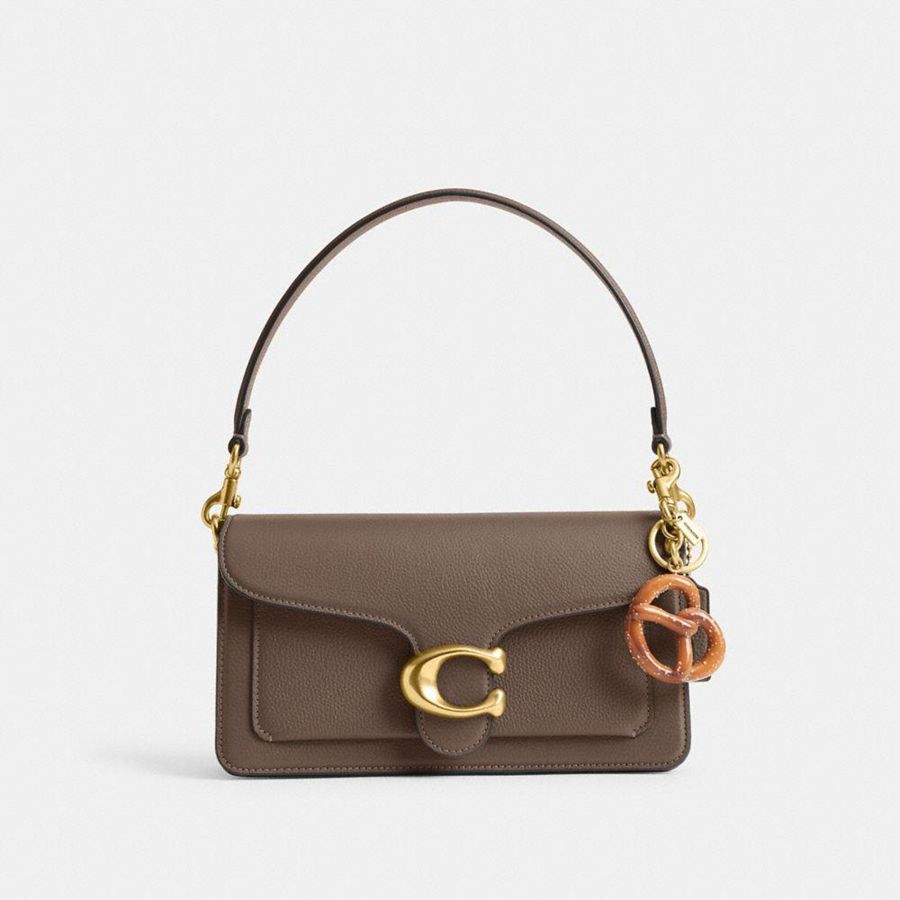 Gold Women COACH® Small Pretzel Bag Charms | 39426NBGD