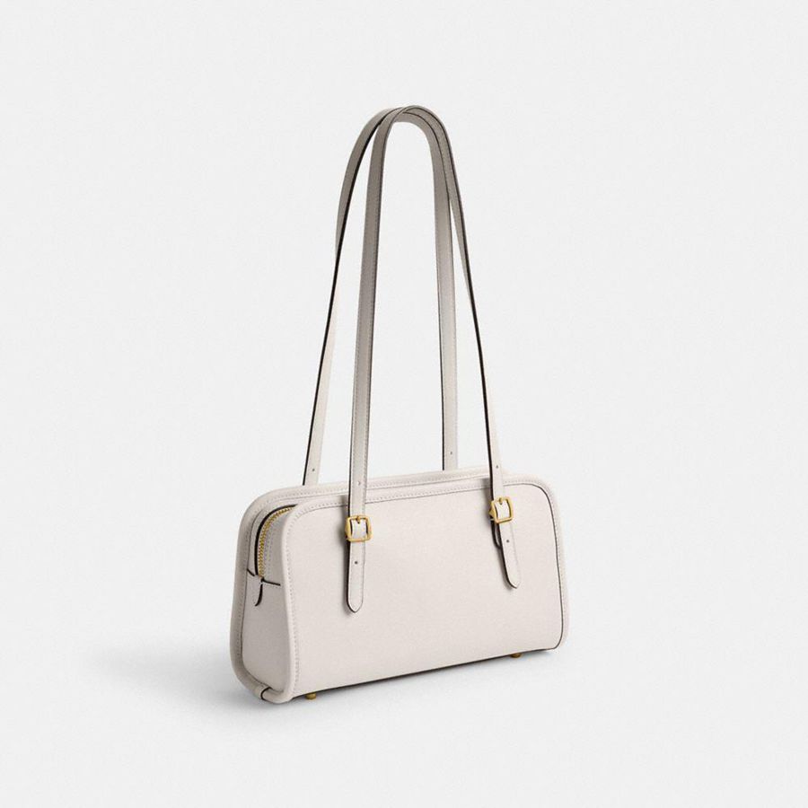 Gold Women COACH® Swing Zip Bag Ands Charms | 92315KOBW