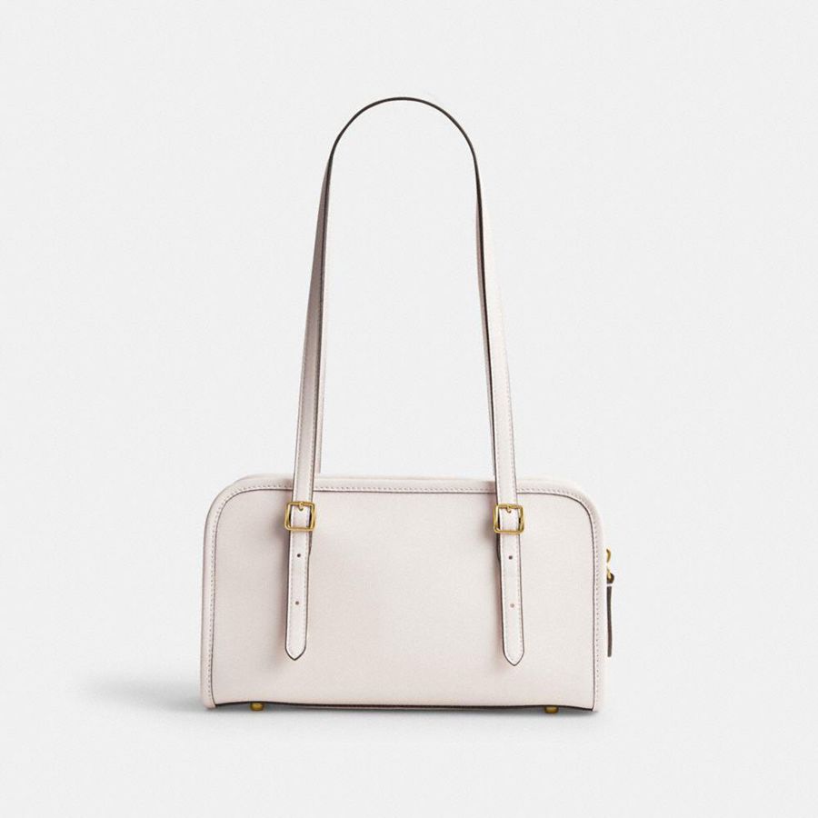 Gold Women COACH® Swing Zip Bag Ands Charms | 92315KOBW