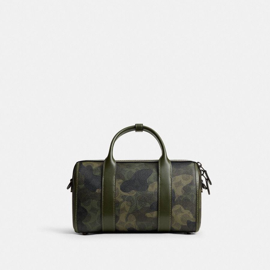 Green Men COACH® Gotham Duffle 24 In Signature Camo Print Crossbody Bag | 16932MXDI