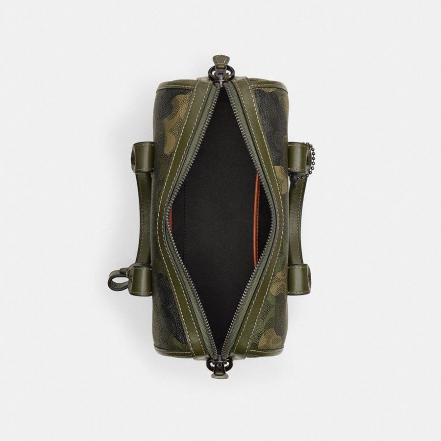 Green Men COACH® Gotham Duffle 24 In Signature Camo Print Crossbody Bag | 16932MXDI
