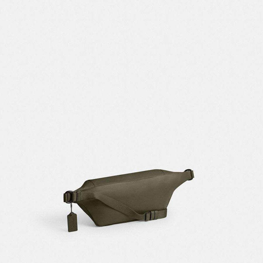Green Men COACH® Hall Belt Bags | 15876STNP