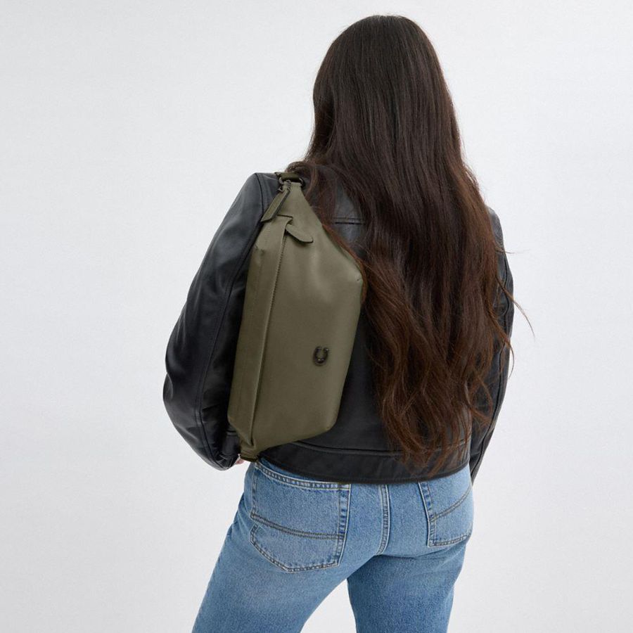 Green Men COACH® Hall Belt Bags | 15876STNP