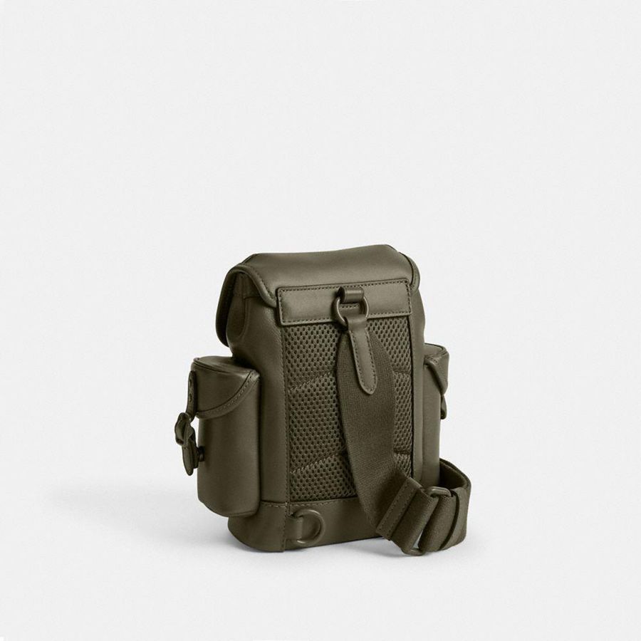 Green Men COACH® Hitch 13 Backpack | 96123EIAM