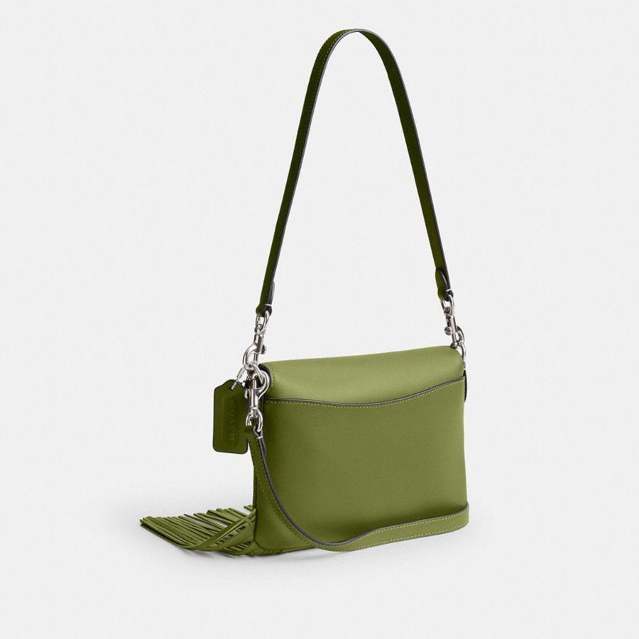 Green Women COACH® 1964 Fringe Crossbody Bag | 92871CVTX