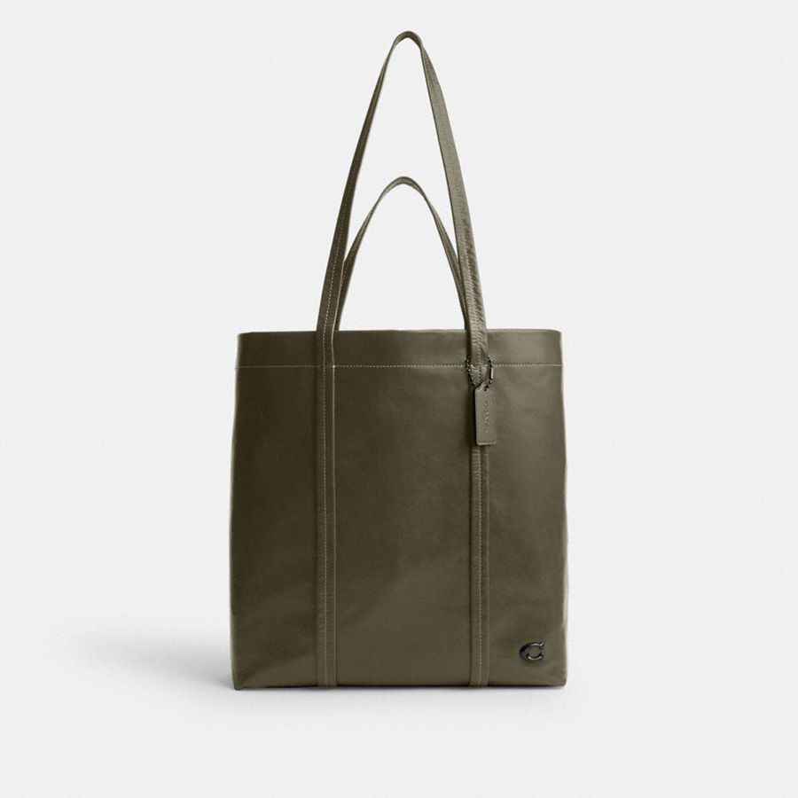 Green Women COACH® Hall 33 Tote Bags | 15964PYAR