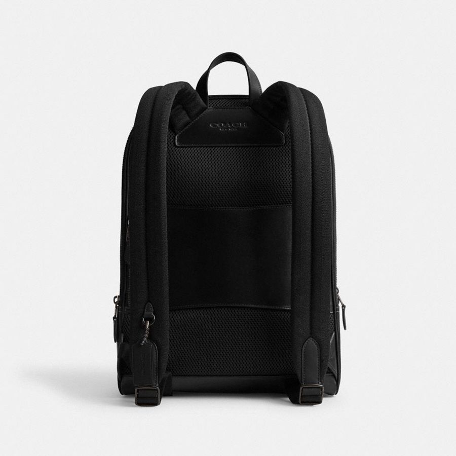 Grey Men COACH® Gotham In Signature Canvas Backpack | 82706JZKL