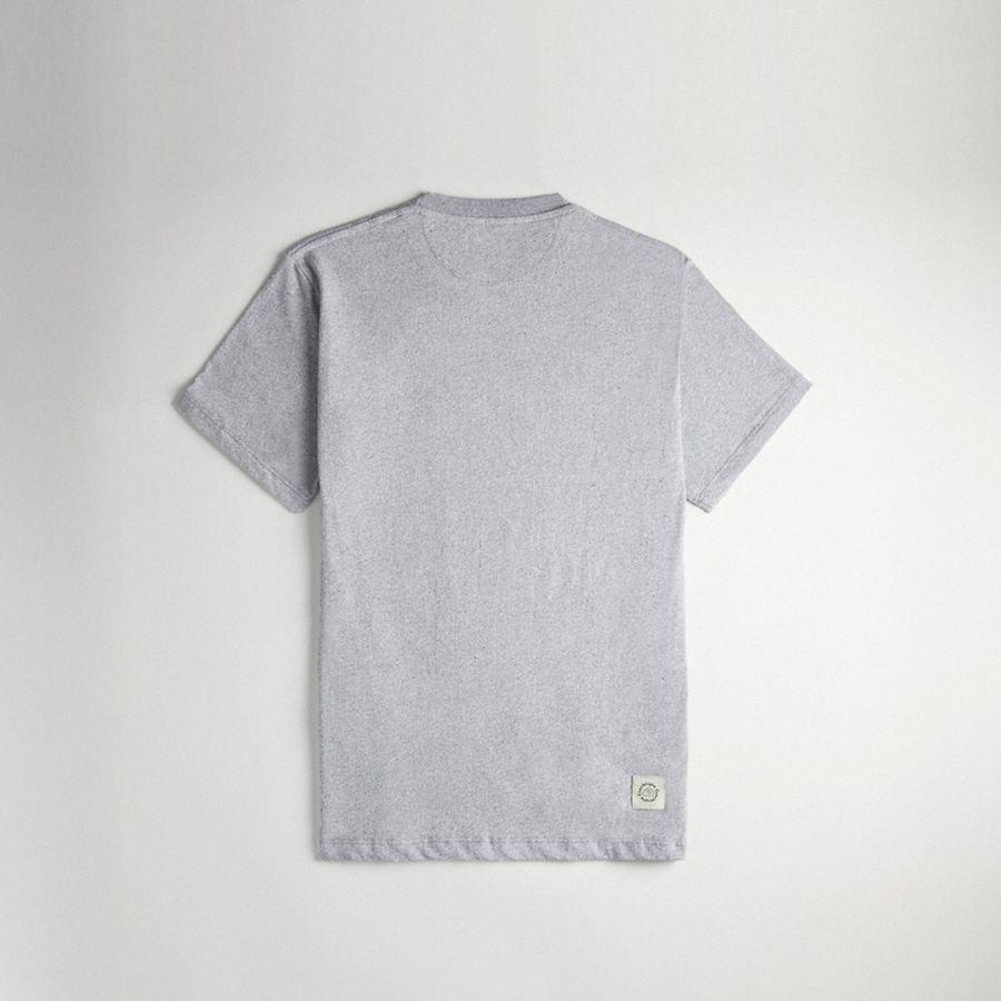Grey Men COACH® Relaxed With Flower Pot Print T-Shirt | 08164PBKI