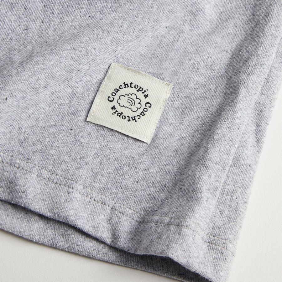 Grey Men COACH® Relaxed With Flower Pot Print T-Shirt | 08164PBKI