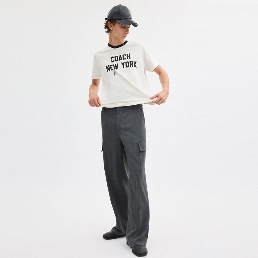 Grey Men COACH® Tailored Pants | 49185EIGF
